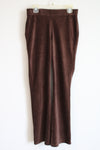 NEW Children's Place Brown Ribbed Flare Pants | 12