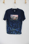 Wonder Nation Ready To skate Blue Tee | Youth XL (14/16)