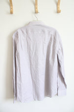 NEW Jos. A. Bank Reserve Tailored Fit White Red & Blue Plaid Button Down Shirt | XXL