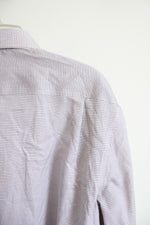 NEW Jos. A. Bank Reserve Tailored Fit White Red & Blue Plaid Button Down Shirt | XXL