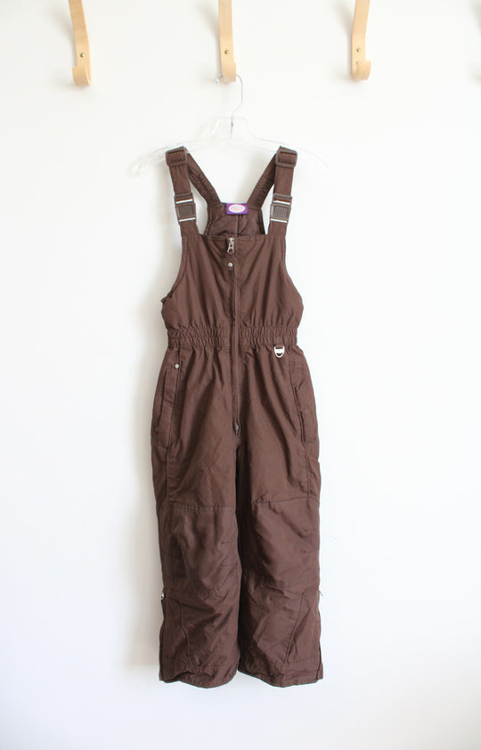 Generation Me Brown Bib Snow Pants | Youth 4/5