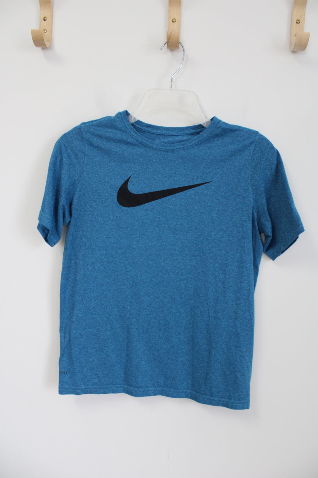 Nike Dri-Fit Blue Swoosh Shirt | Youth XL (18/20)