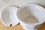 Large White Ceramic Soup Serving Dish