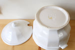 Large White Ceramic Soup Serving Dish