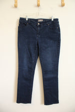 Chicos So Slimming Dark Wash Jeans |0.5 Short