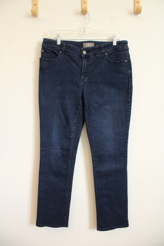 Chicos So Slimming Dark Wash Jeans |0.5 Short