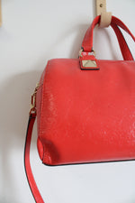 Michael Kors Coral Orange Grayson Duffle Satchel Bag
