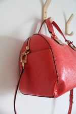 Michael Kors Coral Orange Grayson Duffle Satchel Bag