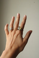 Smokey Quartz Sterling Silver Cushion Stone Ring | Size 10