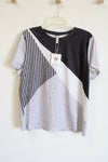 NEW NoraCora Gray Colorblocked Tee | XL