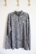 Badger Sport Black & White NWCA 1/4 Zip Lightweight Sweatshirt | 3XL