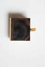 Tiny White Enamel & Gold Bible