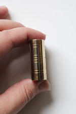 Tiny White Enamel & Gold Bible