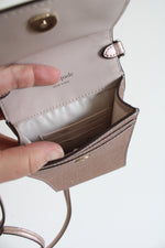 Kate Spade Tinsel North South Pink Glitter Phone Crossbody Bag