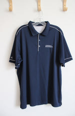 Antigua Navy & White Messiah University Polo Shirt | XL
