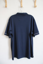 Antigua Navy & White Messiah University Polo Shirt | XL