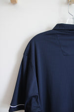 Antigua Navy & White Messiah University Polo Shirt | XL