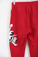 Nike air Jordan Red Fleece Lined Jogger Pants | Youth M (10/12)