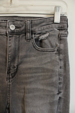 American Eagle Gray Distressed Skinny Jeans | 4