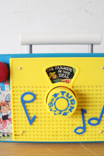 Vintage Fisher Price TV-Radio Farmer In The Dell Musical Toy
