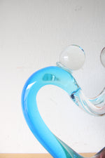 Hand Blown Art Glass Lover's Heart Glass Sculpture
