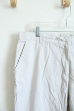 Bill Blass Tan Cotton Capri Pants | 18W