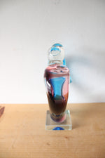 Hand Blown Art Glass Lover's Heart Glass Sculpture
