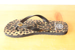 Tory Burch Leopard Print Flip Flops | Size 9M