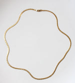 14K Yellow Gold 24" Chain Snake Necklace