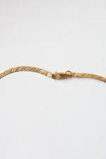 14K Yellow Gold 24" Chain Snake Necklace