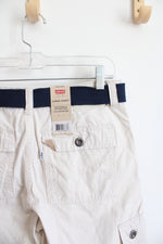 NEW Levi's Beige Cargo Shorts | 18 Reg