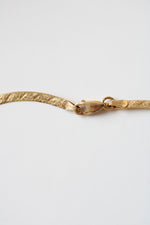 14K Yellow Gold 24" Chain Snake Necklace