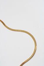 14K Yellow Gold 24" Chain Snake Necklace