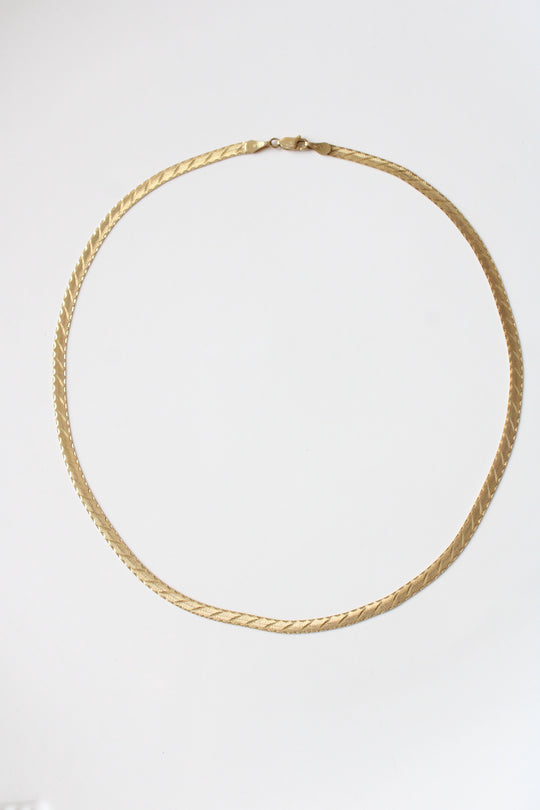 10K Yellow Gold Snake Chain Necklace