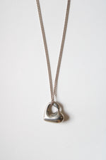Solid Sterling Silver Heart Pendant Necklace