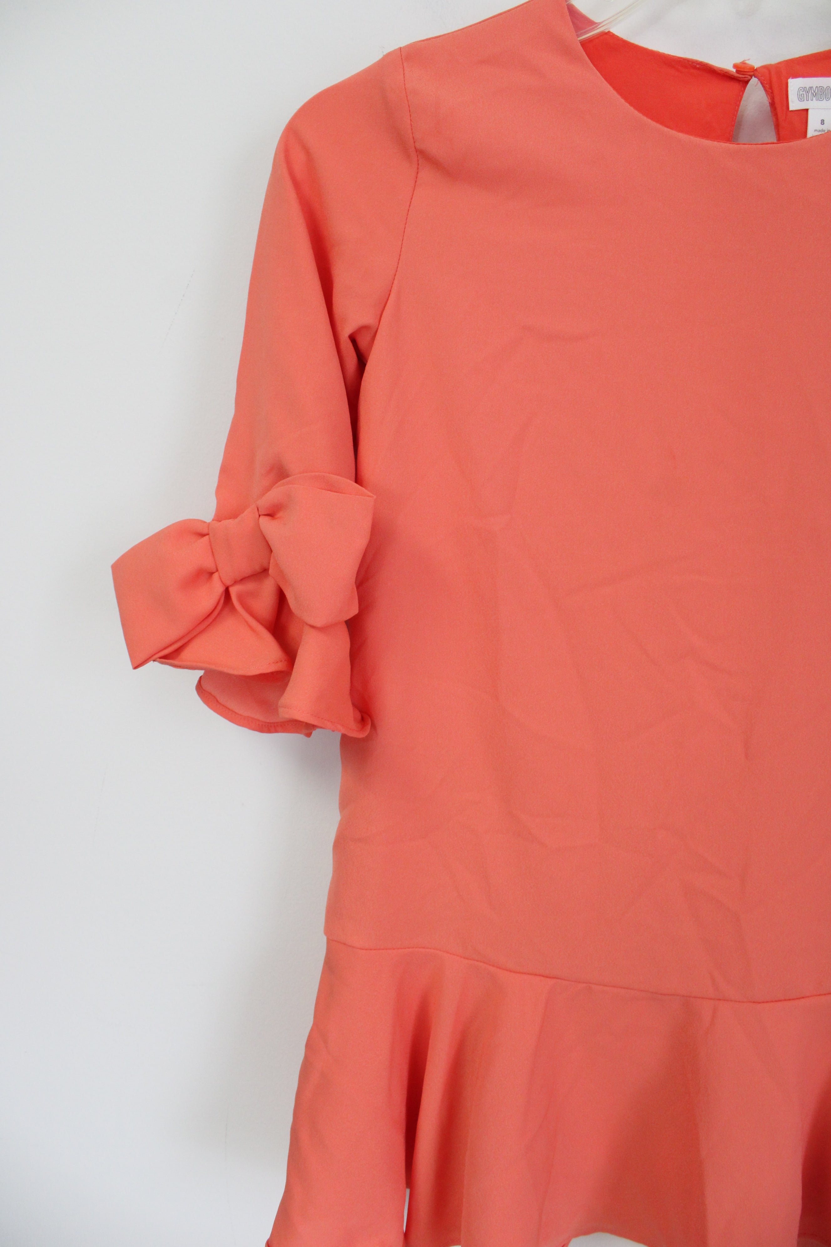 Gymboree Orange Ruffle Dress | 8