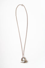 Solid Sterling Silver Heart Pendant Necklace