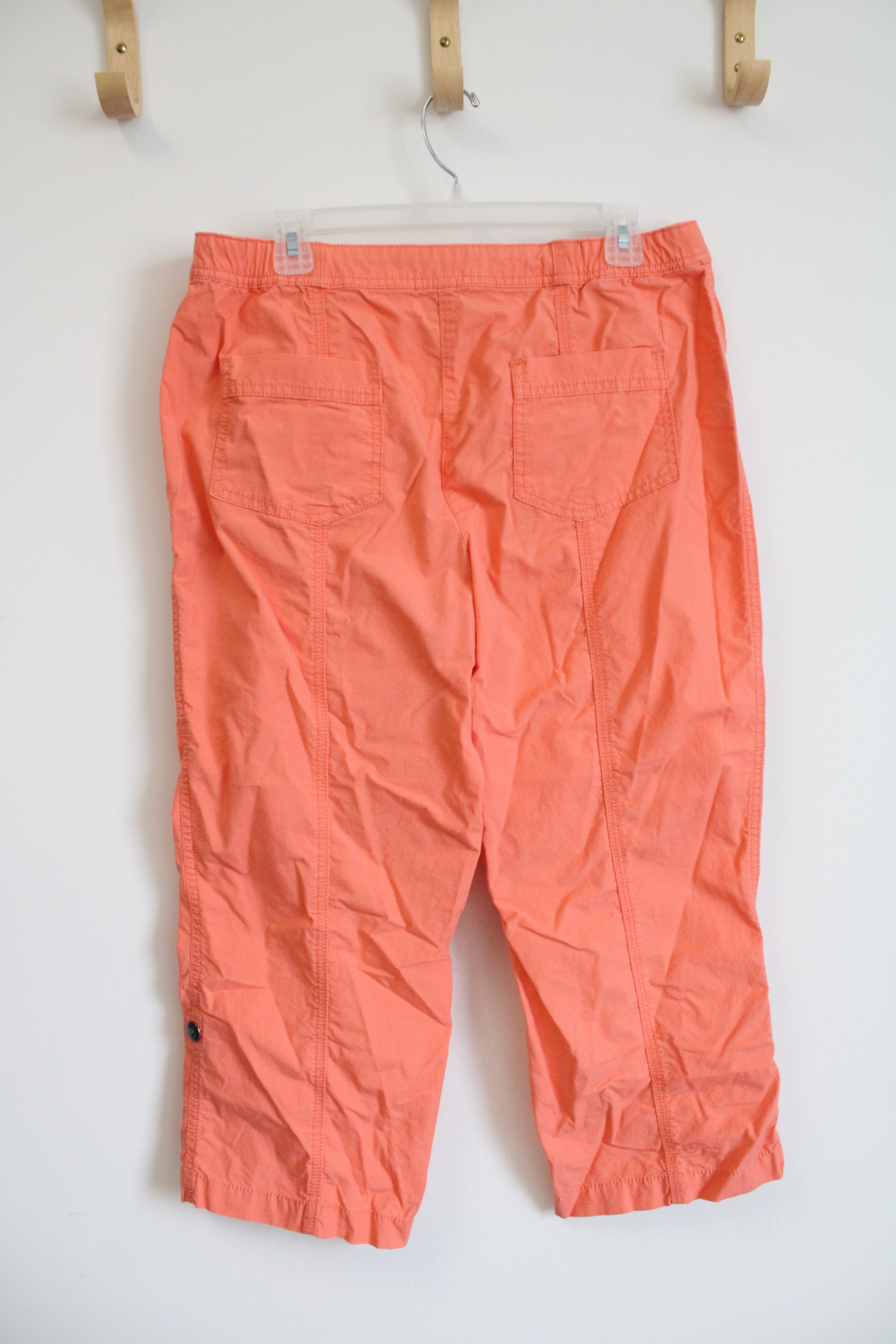 Chico's Peach Orange Crop Pants | 1 (8)