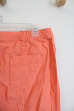 Chico's Peach Orange Crop Pants | 1 (8)