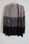 Croft & Barrow Burgundy Knit Cardigan | S