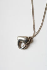 Solid Sterling Silver Heart Pendant Necklace