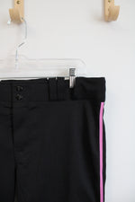 NEW Champro Sports Black & Purple Stripe Baseball Pants | L