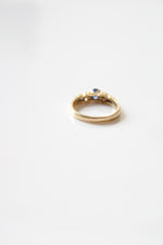 14K Blue Sapphire Yellow Gold Ring | Size 5