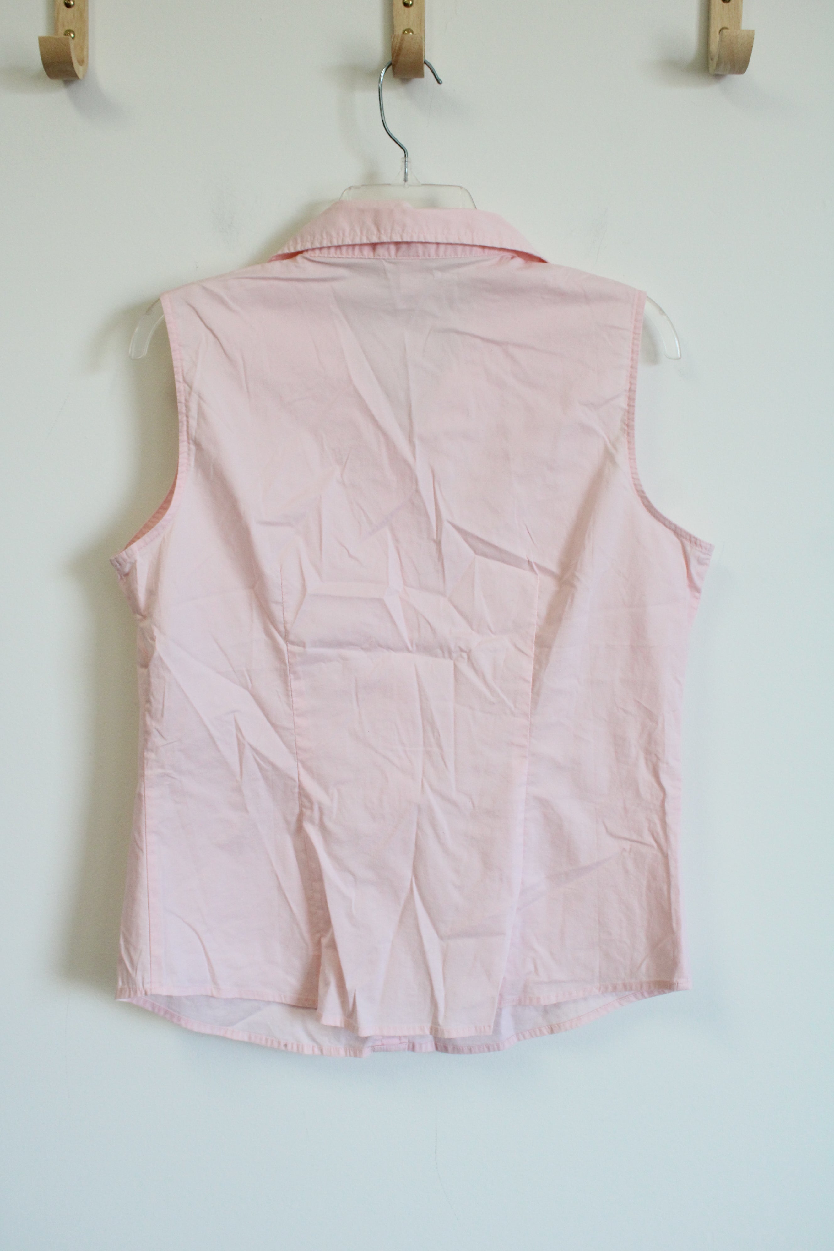 Old Navy Easy Fit Stretch Pink Collared Tank | L