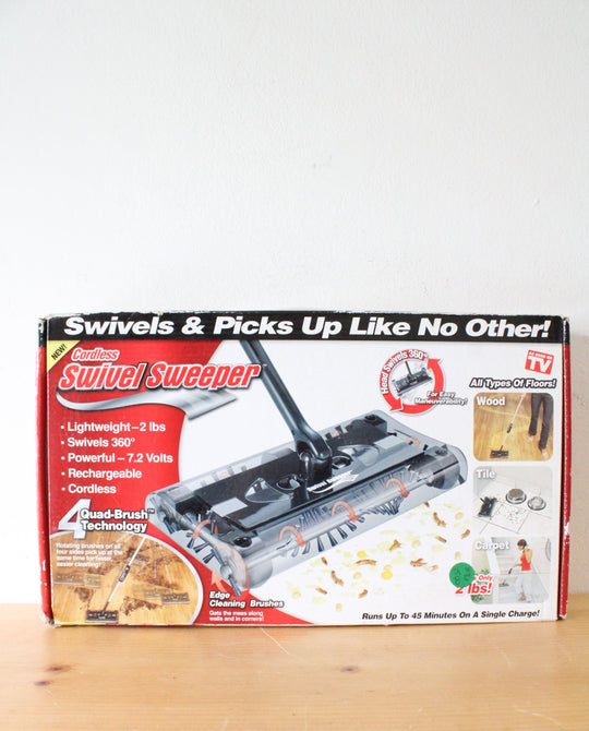 OnTel Cordless Rechargeable Swivel Sweeper