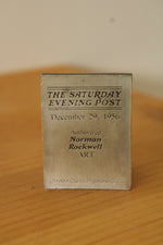 Goebel Olszewski Norman Rockwell Miniature Pewter "Bottom Drawer" Figurine