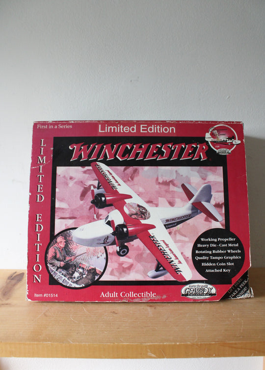 Vintage Limited Edition Winchester Grumman Goose Replica Collectible Coin Bank