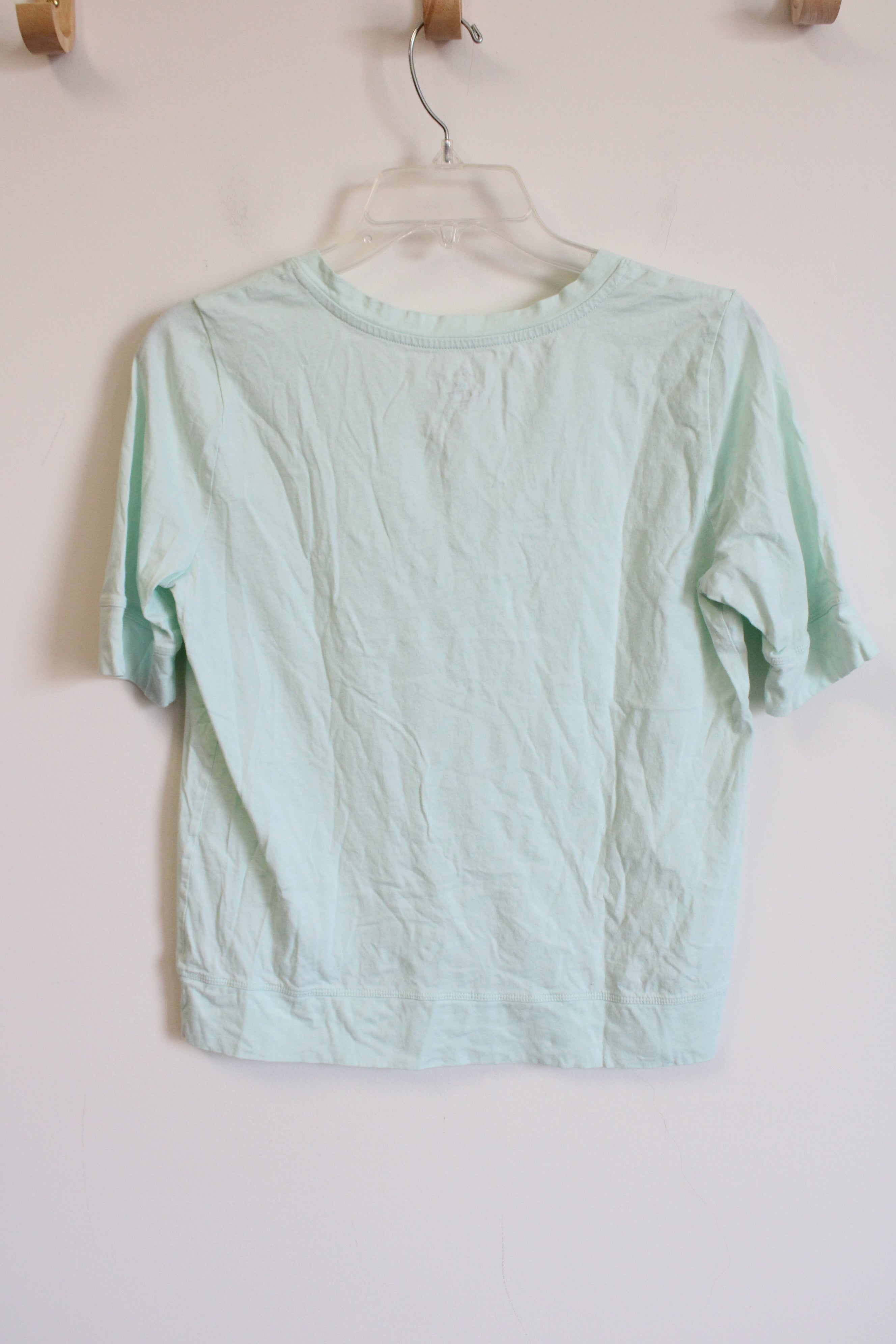 Ann Taylor LOFT Light Blue Cotton Shirt | M