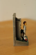 Goebel Olszewski Norman Rockwell Miniature Pewter "Bottom Drawer" Figurine