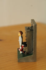 Goebel Olszewski Norman Rockwell Miniature Pewter "Bottom Drawer" Figurine